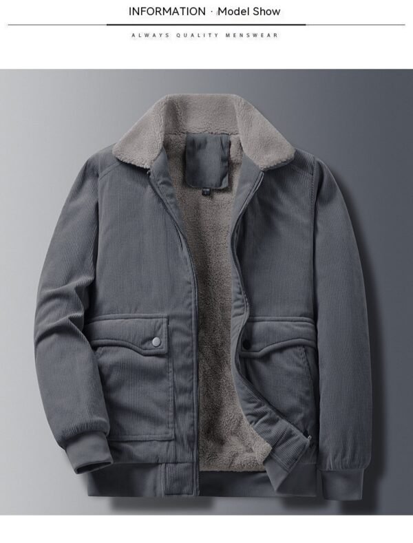Fashion Simple Jacket Men's Coat - Image 10