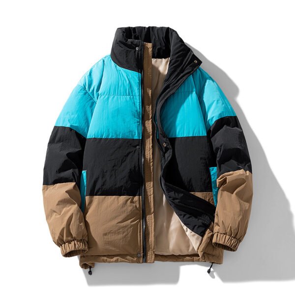 Winter Cotton-padded Coat Men's Loose Lapel Bread Coat - Image 3