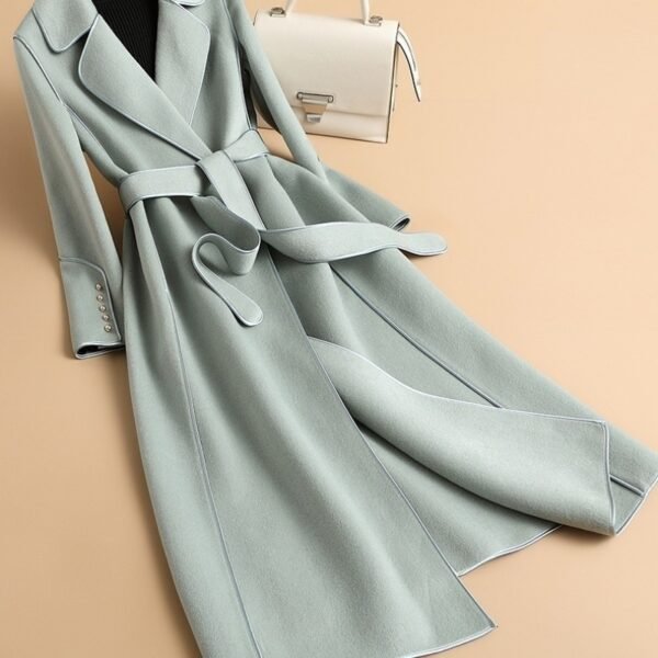 Women's Fashionable High-end Woolen Coat - Image 6