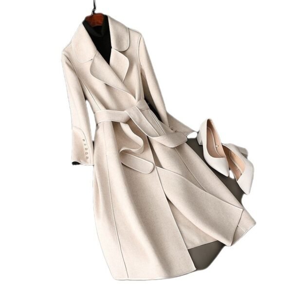 Women's Fashionable High-end Woolen Coat - Image 2