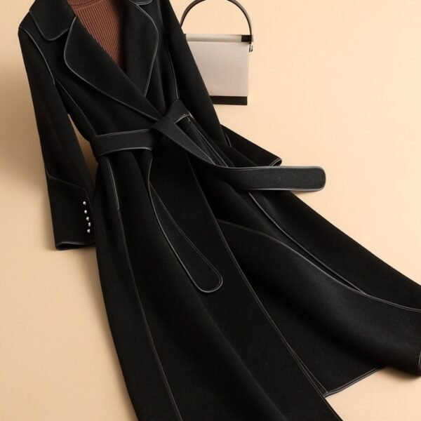 Women's Fashionable High-end Woolen Coat - Image 3