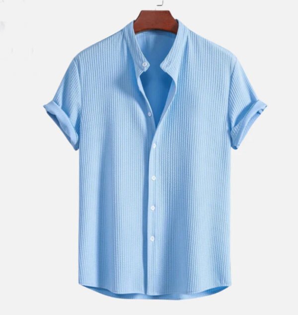 Short Sleeve Loose Shirt Top Summer Mens Clothing - Image 10