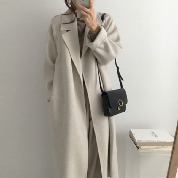 Woolen Wool Coat Women's Mid-length - Image 3