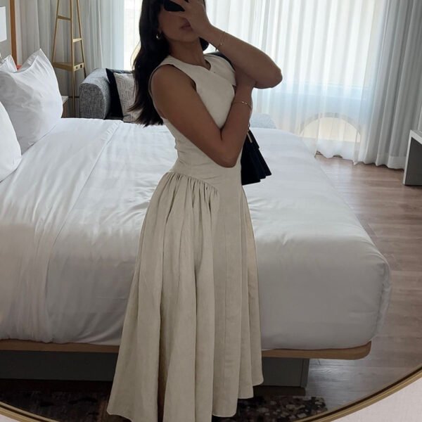 Women's Summer Fashion Hollowed-out A- Line Dress - Image 2