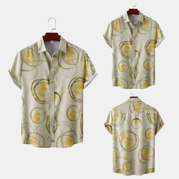 Printed Shirt Men's Loose Printed Shirt - Image 2