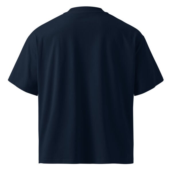 Unisex organic oversized high neck t-shirt - Image 2