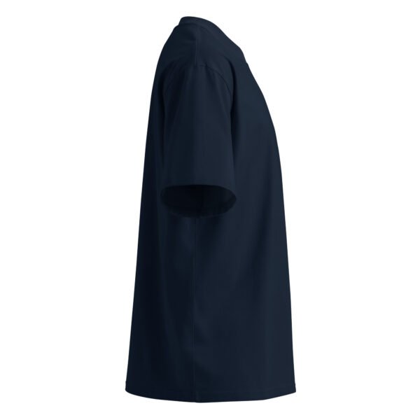 Unisex organic oversized high neck t-shirt - Image 3