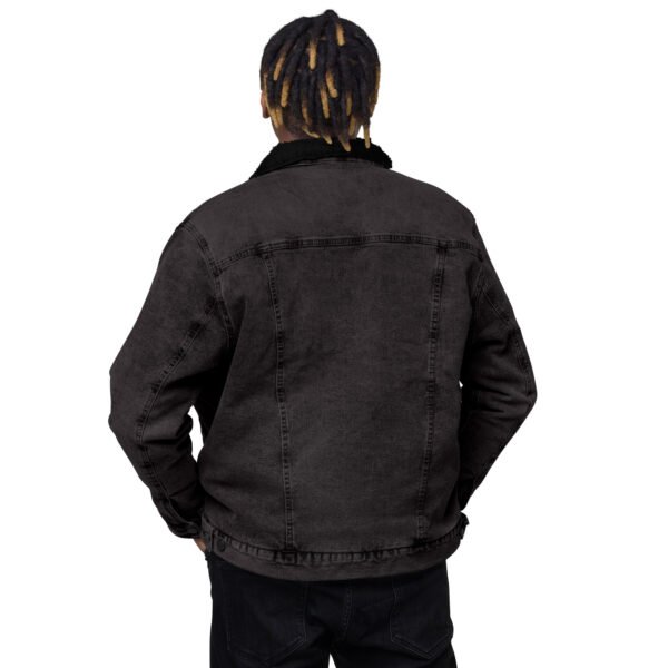 Unisex denim sherpa jacket - Image 4