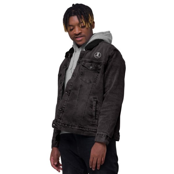 Unisex denim sherpa jacket - Image 3