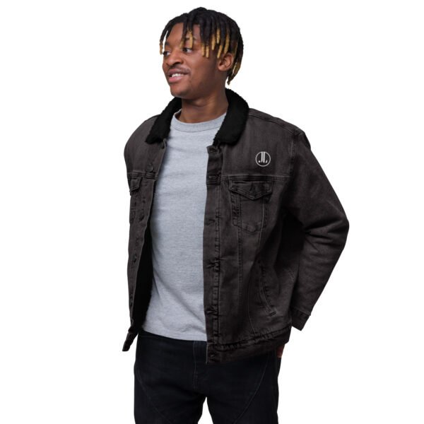 Unisex denim sherpa jacket - Image 2