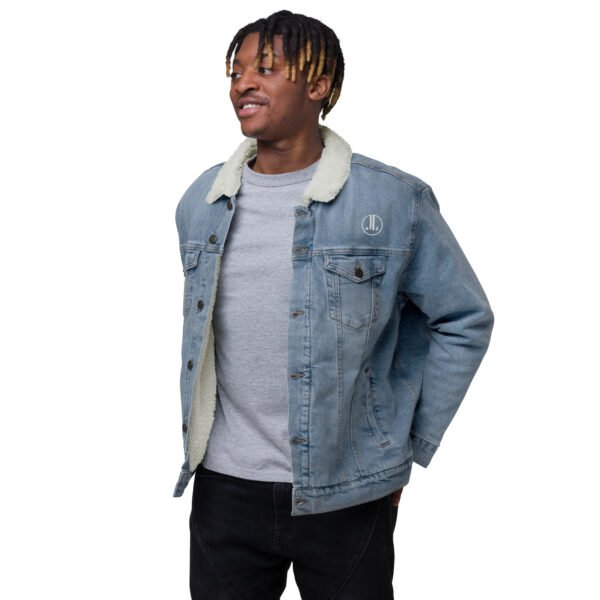 Unisex denim sherpa jacket - Image 6